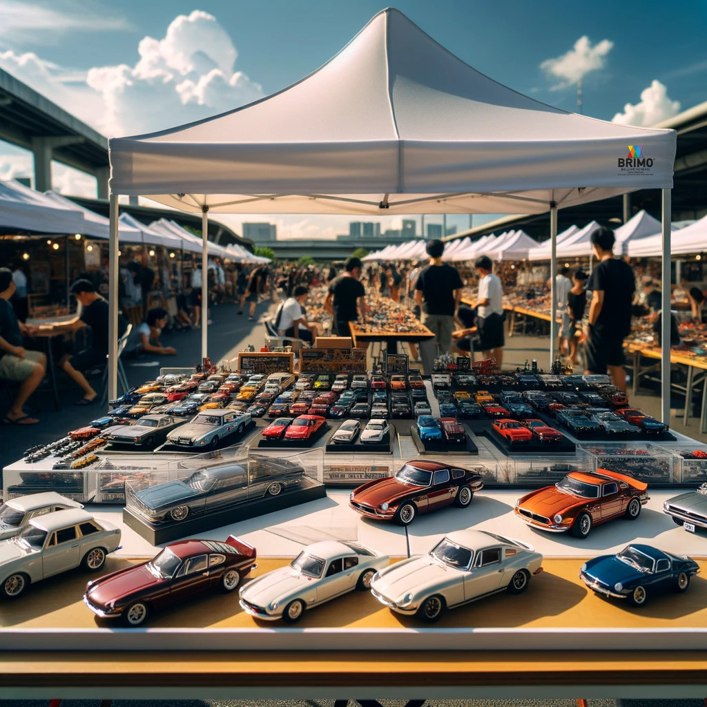 tente de vente pliable pour vendre des voitures
